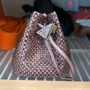 Prada mini crystal sack